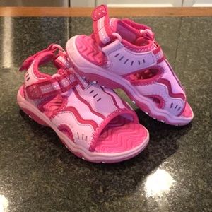 Sperry Wave girls water sandals size 9W (little girl)